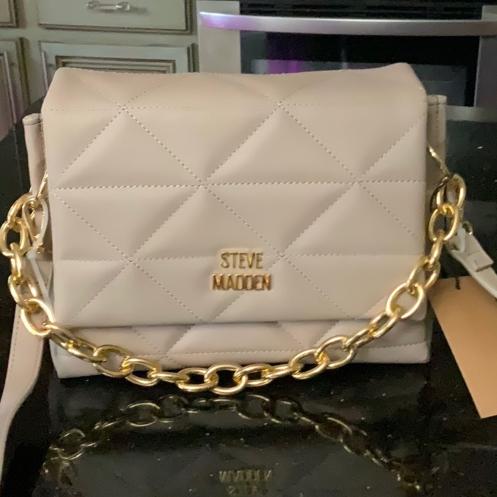 Steve Madden GRY quilted  Crossbody Bag